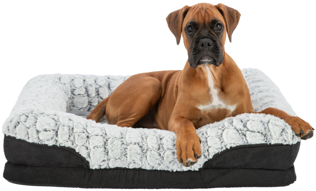 Trixie Vital Hondenmand Lino Hoekig Zwart / Grijs