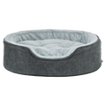 Trixie Vital Hondenmand Lino Soft Ovaal Grijs / Lichtgrijs