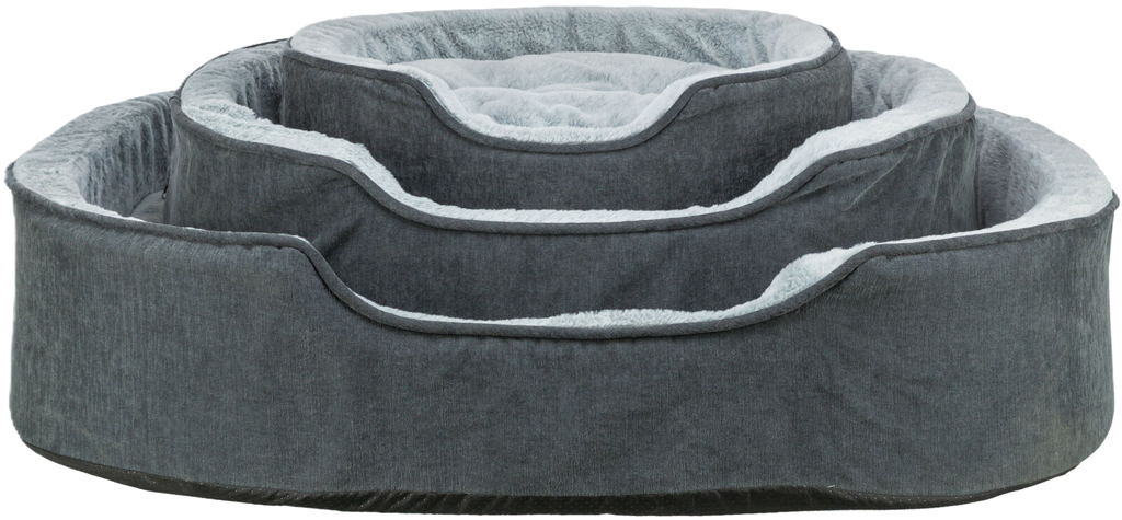 Trixie Vital Hondenmand Lino Soft Ovaal Grijs / Lichtgrijs