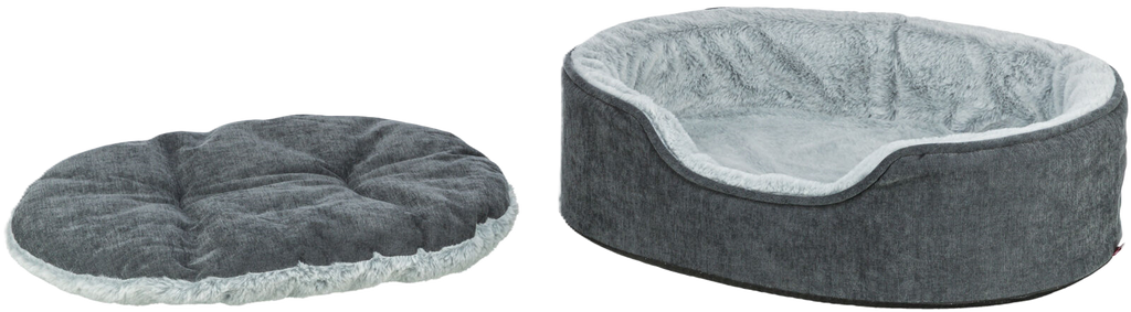 Trixie Vital Hondenmand Lino Soft Ovaal Grijs / Lichtgrijs