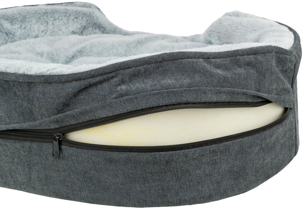 Trixie Vital Hondenmand Lino Soft Ovaal Grijs / Lichtgrijs