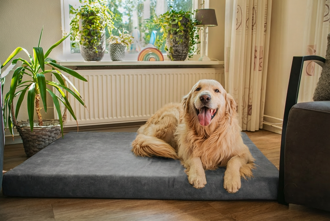 Let's Sleep Mellow Mattress Orthopedisch Kussen Antraciet