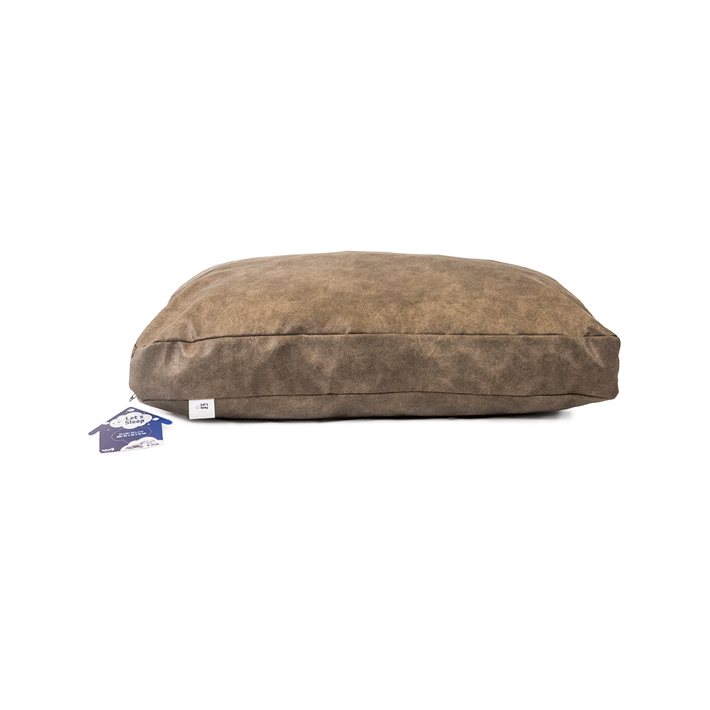 Let's Sleep Plush Pillow Hondenkussen Taupe XL