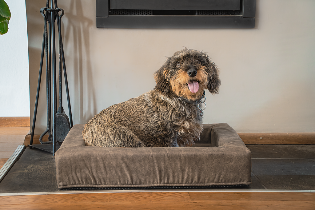 Let's Sleep Comfy Cushion Hondenmand Taupe